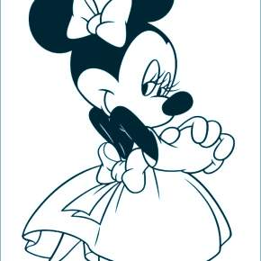 Раскраска Микки Маус