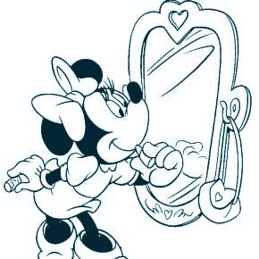 Раскраска Микки Маус