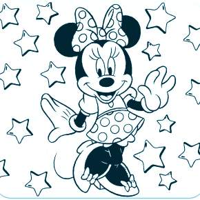 Раскраска Микки Маус