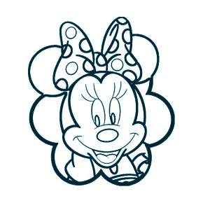 Раскраска Микки Маус