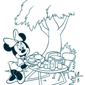 Раскраска Микки Маус