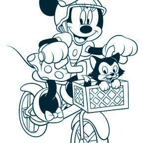 Раскраска Микки Маус