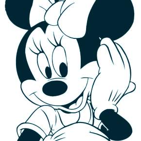 Раскраска Микки Маус