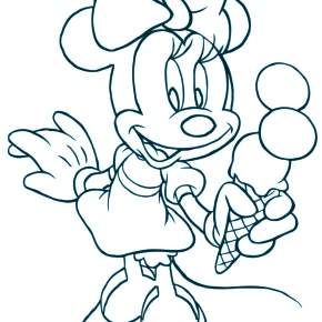 Раскраска Микки Маус