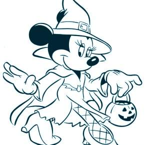 Раскраска Микки Маус