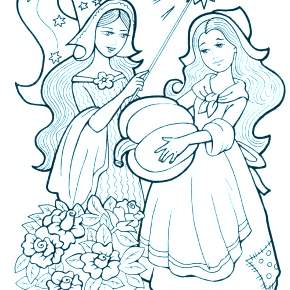 Раскраска Золушка