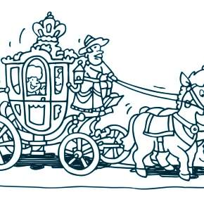 Раскраска Золушка