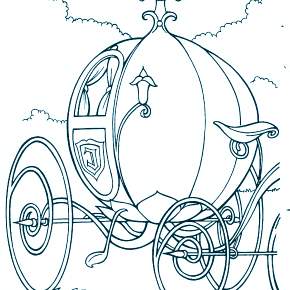 Раскраска Золушка