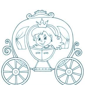 Раскраска Золушка