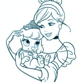 Раскраска Золушка