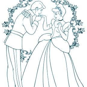 Раскраска Золушка