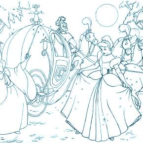 Раскраска Золушка