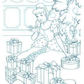 Раскраска Золушка