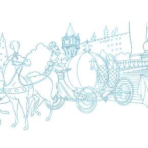 Раскраска Золушка