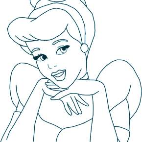 Раскраска Золушка
