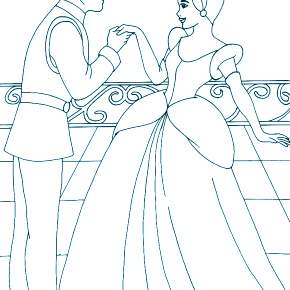 Раскраска Золушка