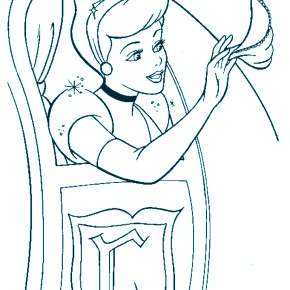 Раскраска Золушка