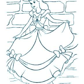 Раскраска Золушка
