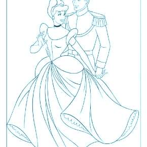 Раскраска Золушка