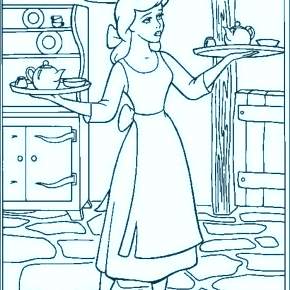 Раскраска Золушка