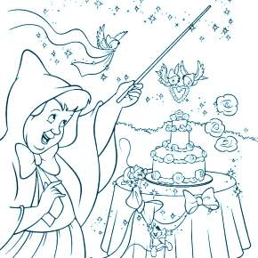 Раскраска Золушка