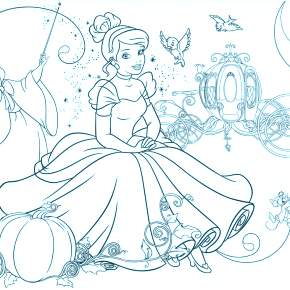 Раскраска Золушка
