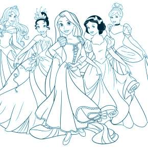 Раскраска Золушка