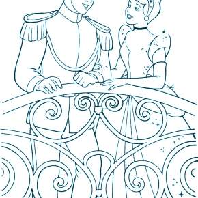 Раскраска Золушка