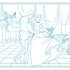 Раскраска Золушка