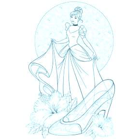 Раскраска Золушка