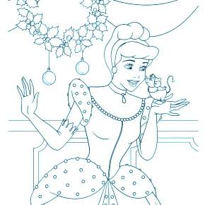 Раскраска Золушка