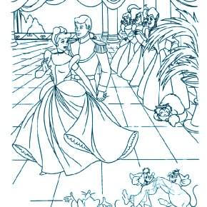 Раскраска Золушка
