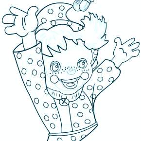 Раскраска Клоуны