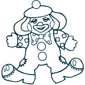 Раскраска Клоуны