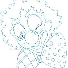 Раскраска Клоуны