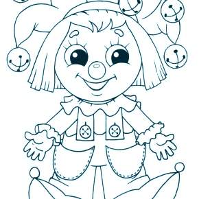 Раскраска Клоуны