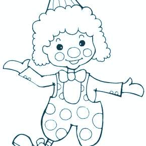 Раскраска Клоуны