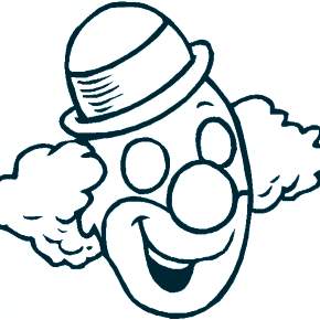 Раскраска Клоуны