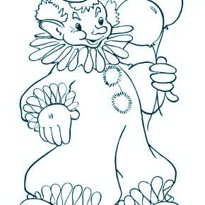 Раскраска Клоуны