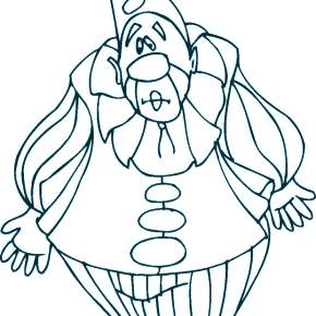 Раскраска Клоуны