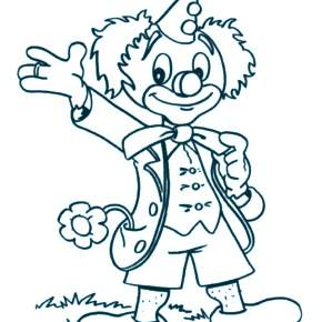 Раскраска Клоуны