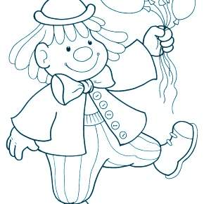 Раскраска Клоуны