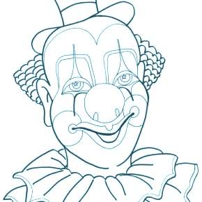 Раскраска Клоуны