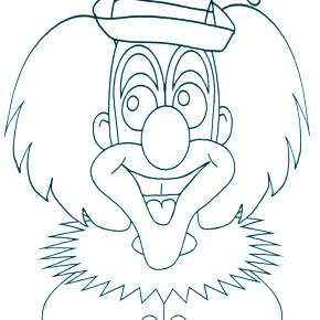 Раскраска Клоуны