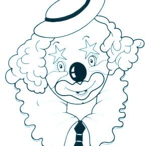 Раскраска Клоуны