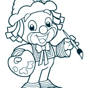 Раскраска Клоуны