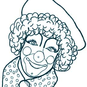 Раскраска Клоуны