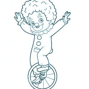 Раскраска Клоуны