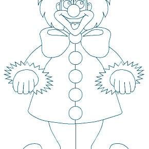 Раскраска Клоуны