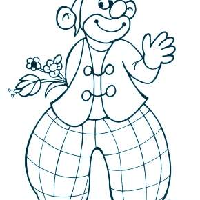 Раскраска Клоуны